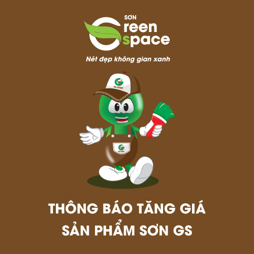 THÔNG BÁO VỀ VIỆC TĂNG GIÁ CÁC SẢN PHẨM SƠN GS